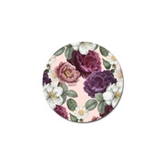 Romantic Floral Background Golf Ball Marker by Vaneshart