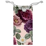 Romantic Floral Background Jewelry Bag Front