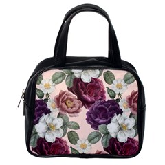 Romantic Floral Background Classic Handbag (one Side) by Vaneshart