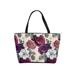 Romantic Floral Background Classic Shoulder Handbag by Vaneshart