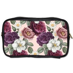 Romantic Floral Background Toiletries Bag (one Side) by Vaneshart