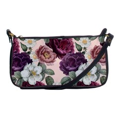 Romantic Floral Background Shoulder Clutch Bag by Vaneshart