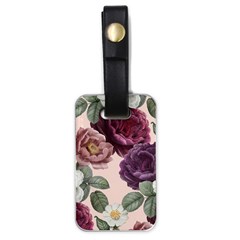 Romantic Floral Background Luggage Tag (one Side) by Vaneshart