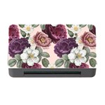 Romantic Floral Background Memory Card Reader with CF Front