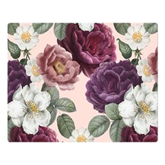 Romantic Floral Background Double Sided Flano Blanket (large)  by Vaneshart