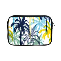 Colorful Summer Palm Trees White Forest Background Apple Ipad Mini Zipper Cases by Vaneshart