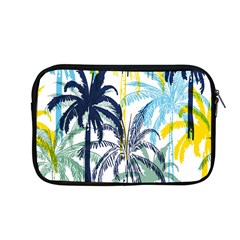 Colorful Summer Palm Trees White Forest Background Apple Macbook Pro 13  Zipper Case by Vaneshart