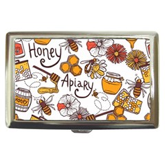 Honey Seamless Pattern Cigarette Money Case by Vaneshart