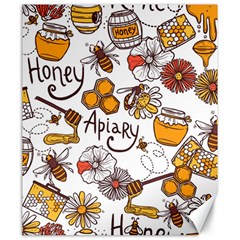 Honey Seamless Pattern Canvas 20  X 24  by Vaneshart