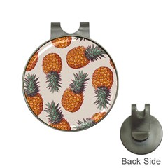 Seamless Pattern With Vector Illustrations Pineapples Hat Clips With Golf Markers by Vaneshart