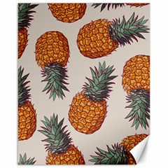 Seamless Pattern With Vector Illustrations Pineapples Canvas 16  X 20  by Vaneshart