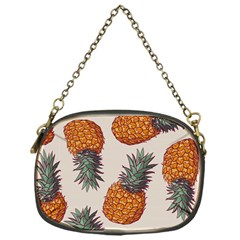 Seamless Pattern With Vector Illustrations Pineapples Chain Purse (one Side) by Vaneshart