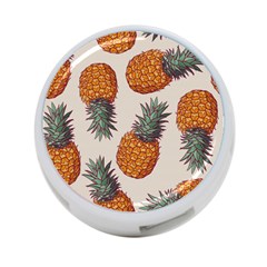 Seamless Pattern With Vector Illustrations Pineapples 4-port Usb Hub (two Sides) by Vaneshart