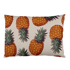 Seamless Pattern With Vector Illustrations Pineapples Pillow Case (two Sides) by Vaneshart