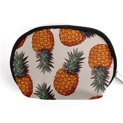 Seamless Pattern With Vector Illustrations Pineapples Accessory Pouch (medium) by Vaneshart