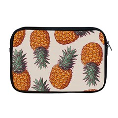 Seamless Pattern With Vector Illustrations Pineapples Apple Macbook Pro 17  Zipper Case by Vaneshart