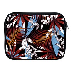 Trending Abstract Seamless Pattern With Colorful Tropical Leaves Plants Black Apple Ipad 2/3/4 Zipper Cases by Vaneshart