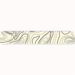 Topographic Lines Background Salmon Colour Shades Small Bar Mats by Vaneshart