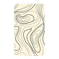 Topographic Lines Background Salmon Colour Shades Memory Card Reader (rectangular) by Vaneshart