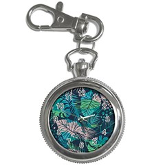 Seamless Abstract Pattern With Tropical Plants Key Chain Watches by Vaneshart