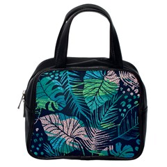 Seamless Abstract Pattern With Tropical Plants Classic Handbag (one Side) by Vaneshart