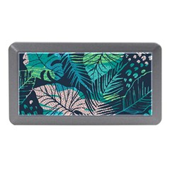 Seamless Abstract Pattern With Tropical Plants Memory Card Reader (mini) by Vaneshart