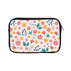 Flat Colorful Flowers Leaves Background Apple Ipad Mini Zipper Cases by Vaneshart