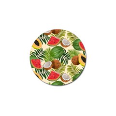 Tropical Pattern Background Golf Ball Marker by Vaneshart