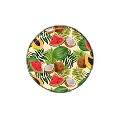 Tropical Pattern Background Hat Clip Ball Marker (4 Pack) by Vaneshart