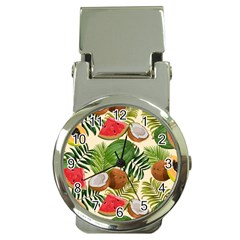 Tropical Pattern Background Money Clip Watches by Vaneshart