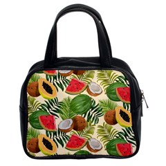 Tropical Pattern Background Classic Handbag (two Sides) by Vaneshart