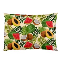 Tropical Pattern Background Pillow Case by Vaneshart