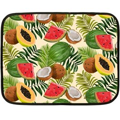 Tropical Pattern Background Fleece Blanket (mini) by Vaneshart