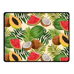 Tropical Pattern Background Fleece Blanket (small) by Vaneshart