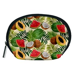 Tropical Pattern Background Accessory Pouch (medium) by Vaneshart