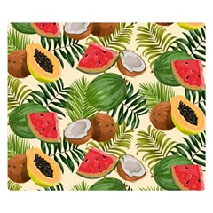 Tropical Pattern Background Double Sided Flano Blanket (small)  by Vaneshart