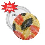 Tropical Seamless Pattern With Exotic Palm Leaves 2.25  Buttons (100 pack)  Front