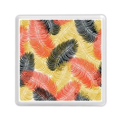 Tropical Seamless Pattern With Exotic Palm Leaves Memory Card Reader (square) by Vaneshart