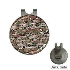 Fabric Camo Protective Hat Clips With Golf Markers