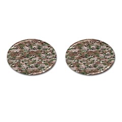 Fabric Camo Protective Cufflinks (oval) by HermanTelo