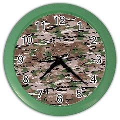 Fabric Camo Protective Color Wall Clock