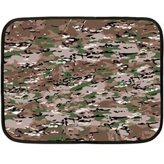 Fabric Camo Protective Double Sided Fleece Blanket (mini) 