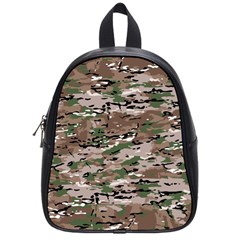 Fabric Camo Protective School Bag (small)