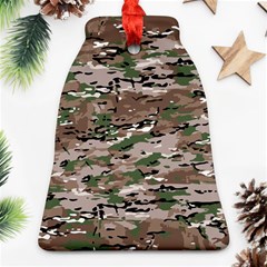 Fabric Camo Protective Bell Ornament (two Sides)