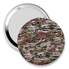 Fabric Camo Protective 3  Handbag Mirrors