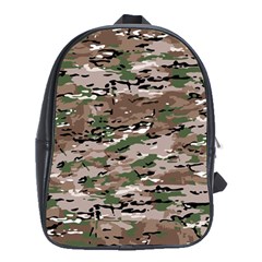 Fabric Camo Protective School Bag (xl)