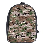 Fabric Camo Protective School Bag (XL) Front