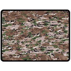 Fabric Camo Protective Double Sided Fleece Blanket (large) 