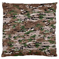 Fabric Camo Protective Large Flano Cushion Case (one Side)