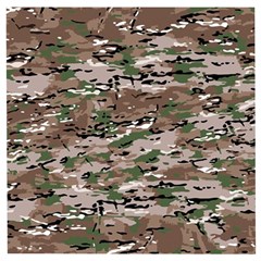 Fabric Camo Protective Wooden Puzzle Square